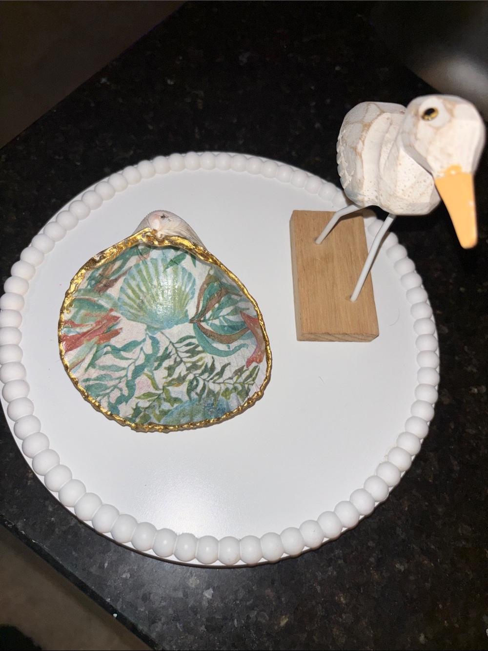 Figure eight island NC shell trinket dish.